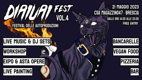 DIAIUAI Vol.4 – Festival delle Autoproduzioni 