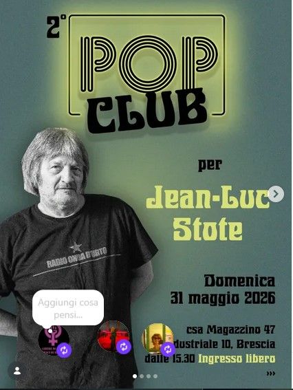 POP CLUB PER JEANLUC STOTE