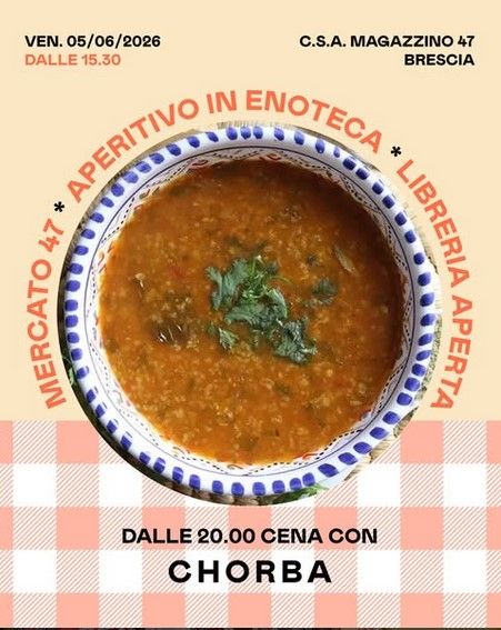 CENA SOCIALE con CHORBA