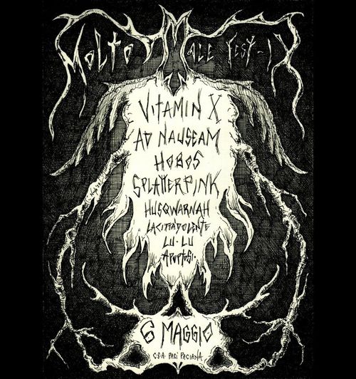 MOLTO MALE Fest IX: Vitamin X 🔥 Ad Nauseam 🔥 Hobos 🔥 Splatterpink and more