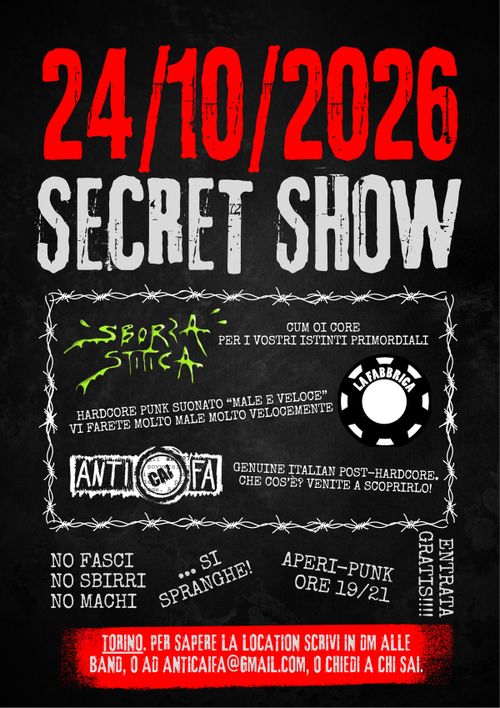 Secret Show Hardcore Punk